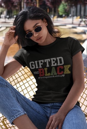 black christian bling tshirts